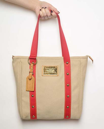 Antigua Cabas, &pound;160, Handbags, Canvas, Front view